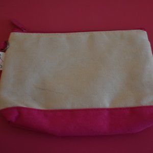Thirty-One Gives Pink Mini Zipper Pouch NWOT